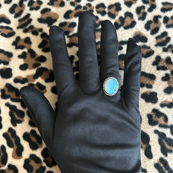 Sterling Silver MOONSTONE Ring 925 Vintage Handmade Rainbow Moonstone 6 Jewelry - Picture 9 of 15